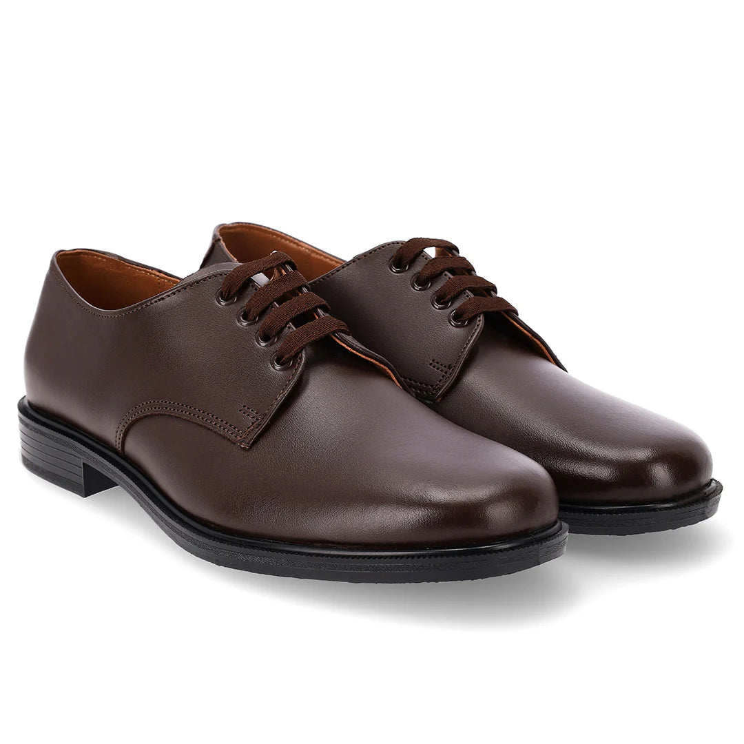 Toughees Hank Adult Lace Up School Shoe - Black