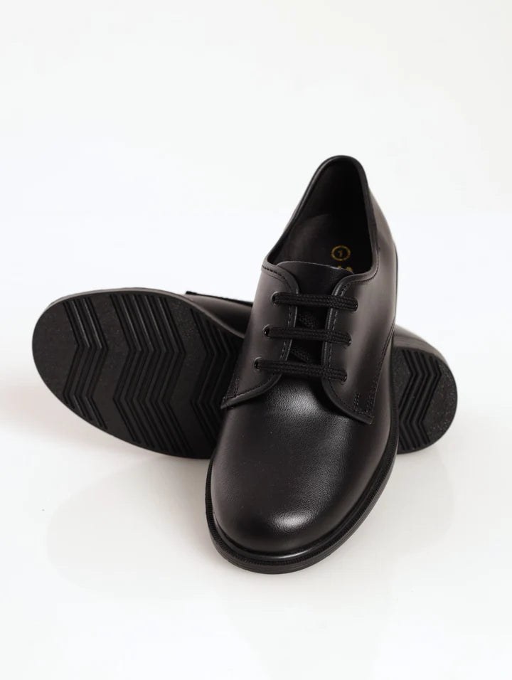 Smart Steps Black Synthetic School Shoe - Boys (sizes 2 -8)