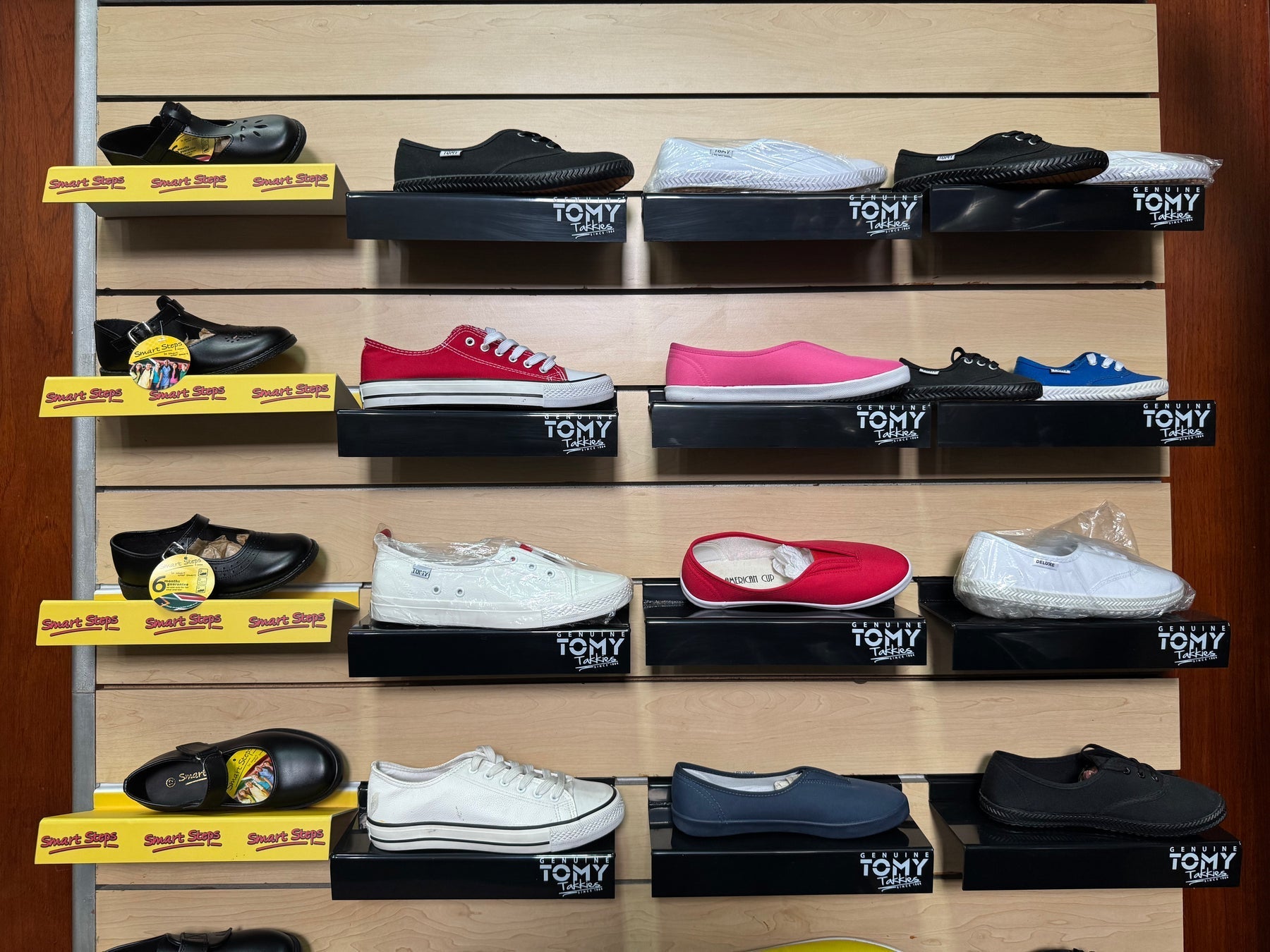 Inside the Deluxe Footwear store in Durban