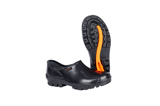 SHOVA BLACK SLIP ON SHOE