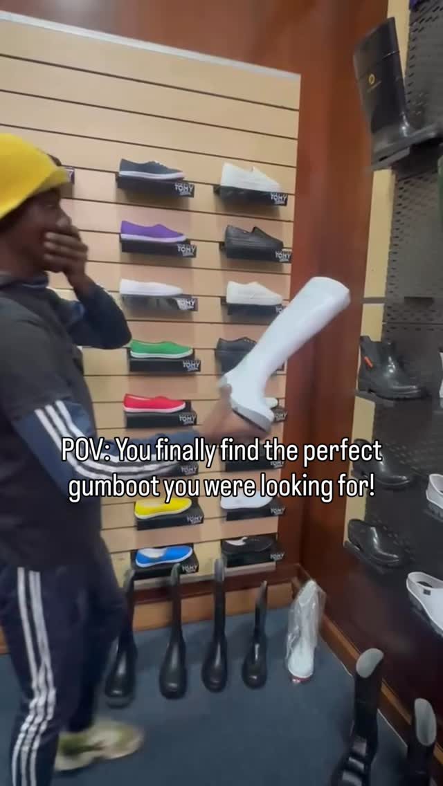 In South Africa, the perfect gumboot matters and the excitement is real when you able to pick up a new pair th